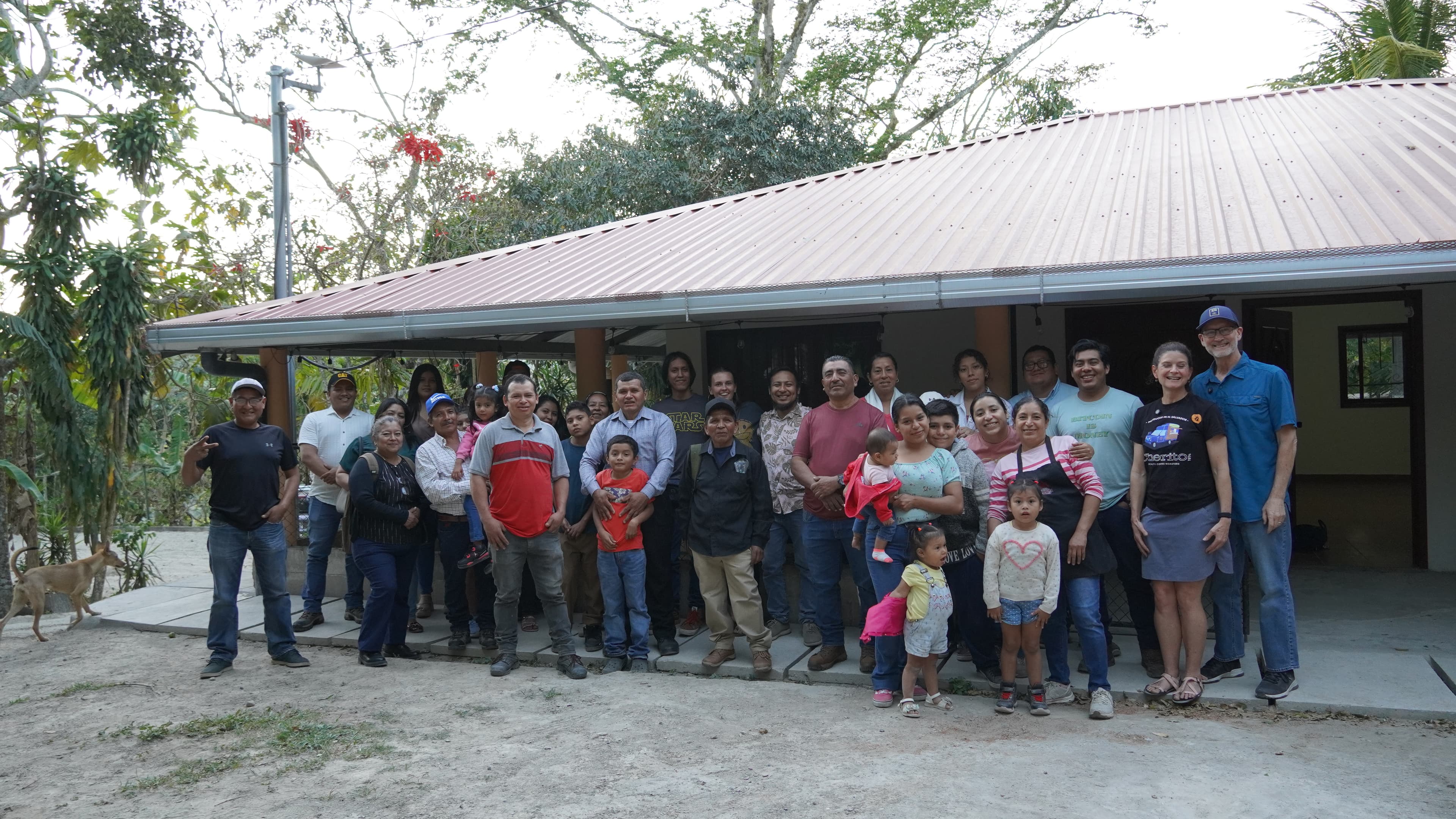 Finca crew and family